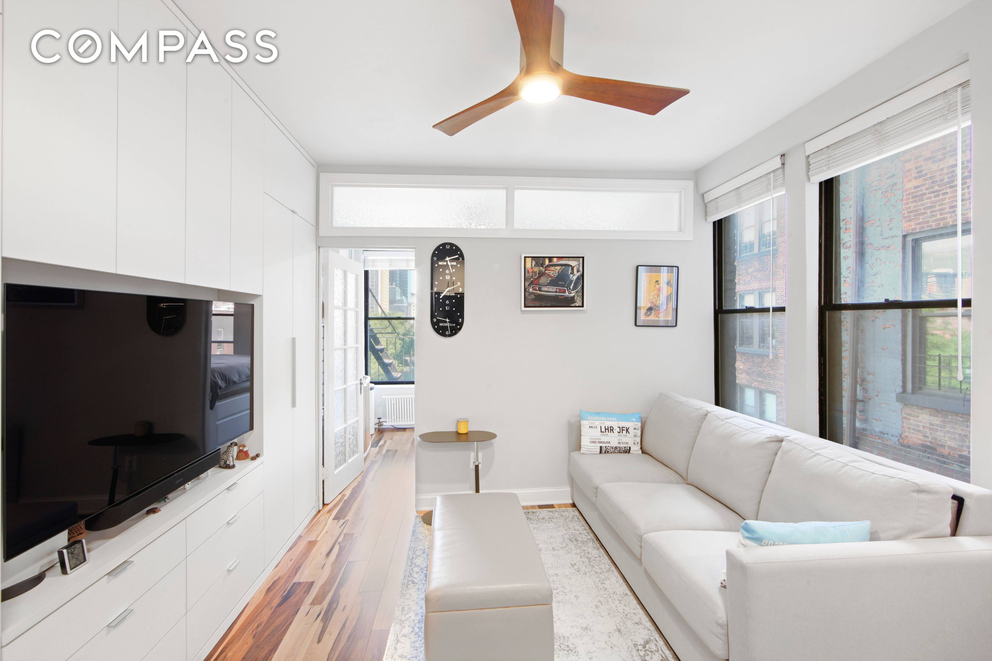 Opportunity knocks at this thoughtfully designed one bedroom home on one of the sweetest Soho blocks !