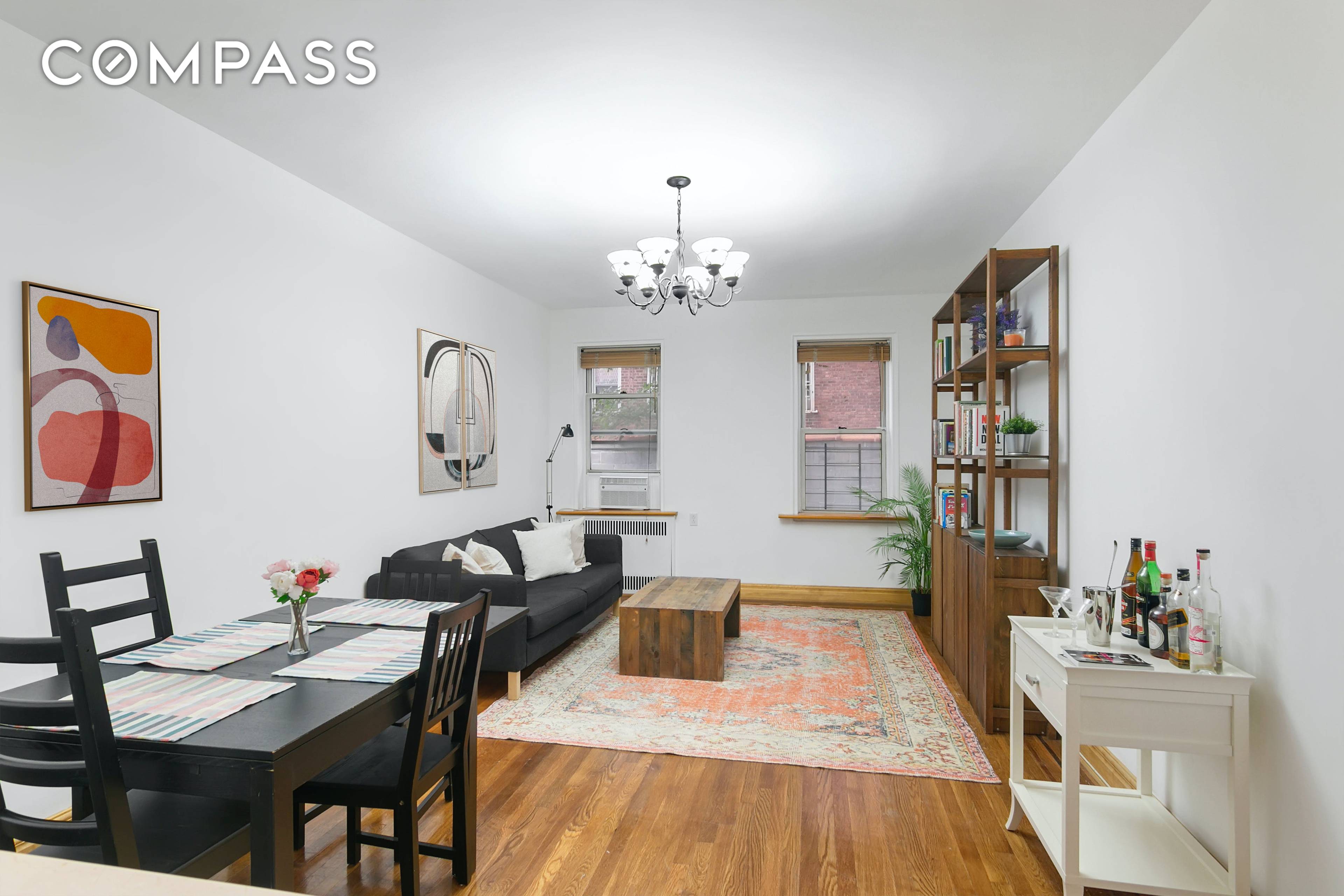 This large corner 2 bedroom is located in one of the most well maintained and most sought after pre war buildings in charming Windsor terrace.