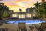 Heated pool and spa/night