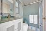 4th Full bath serves as the Cabana bath off the pool as well as inside access for overflow guests