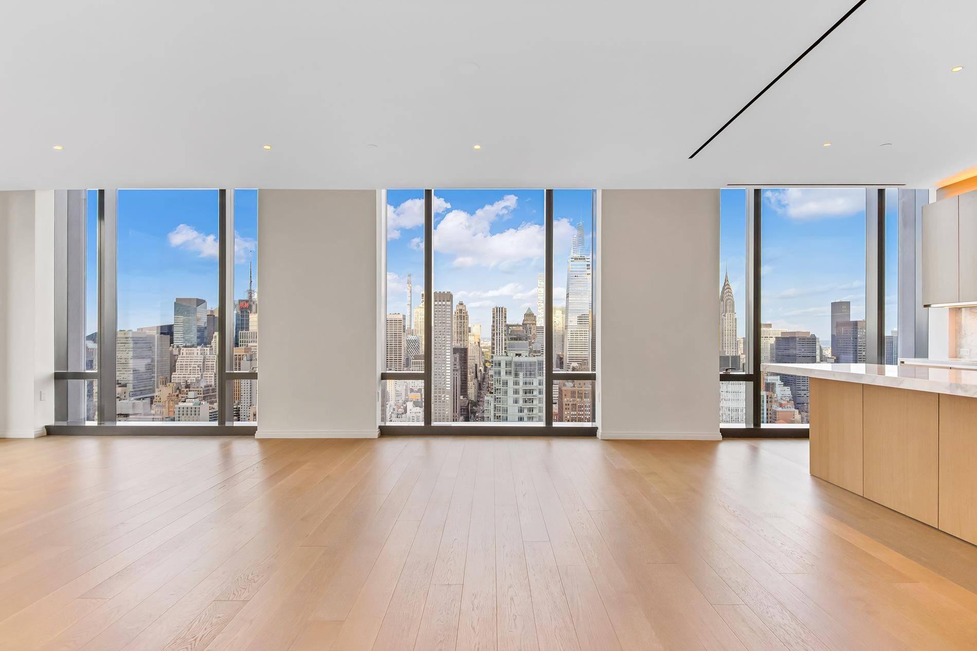 This stunning 3 BR 3. 5 BTH apartment is located on the 49th floor of 277 Fifth Avenue.