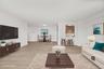 Virtually staged living room