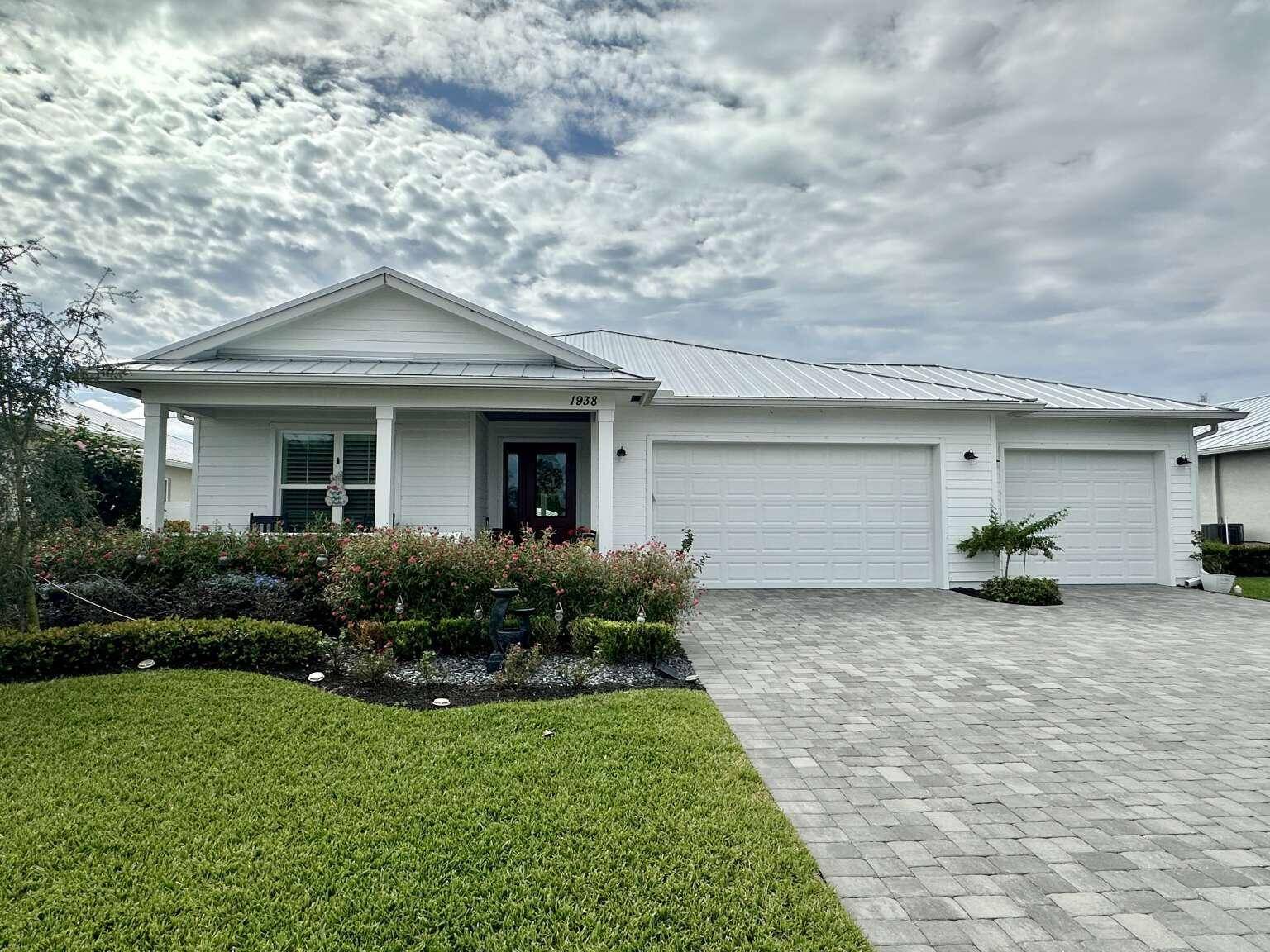 Beautiful 4 3 3 new construction Key West home in the gated community of River Oaks.