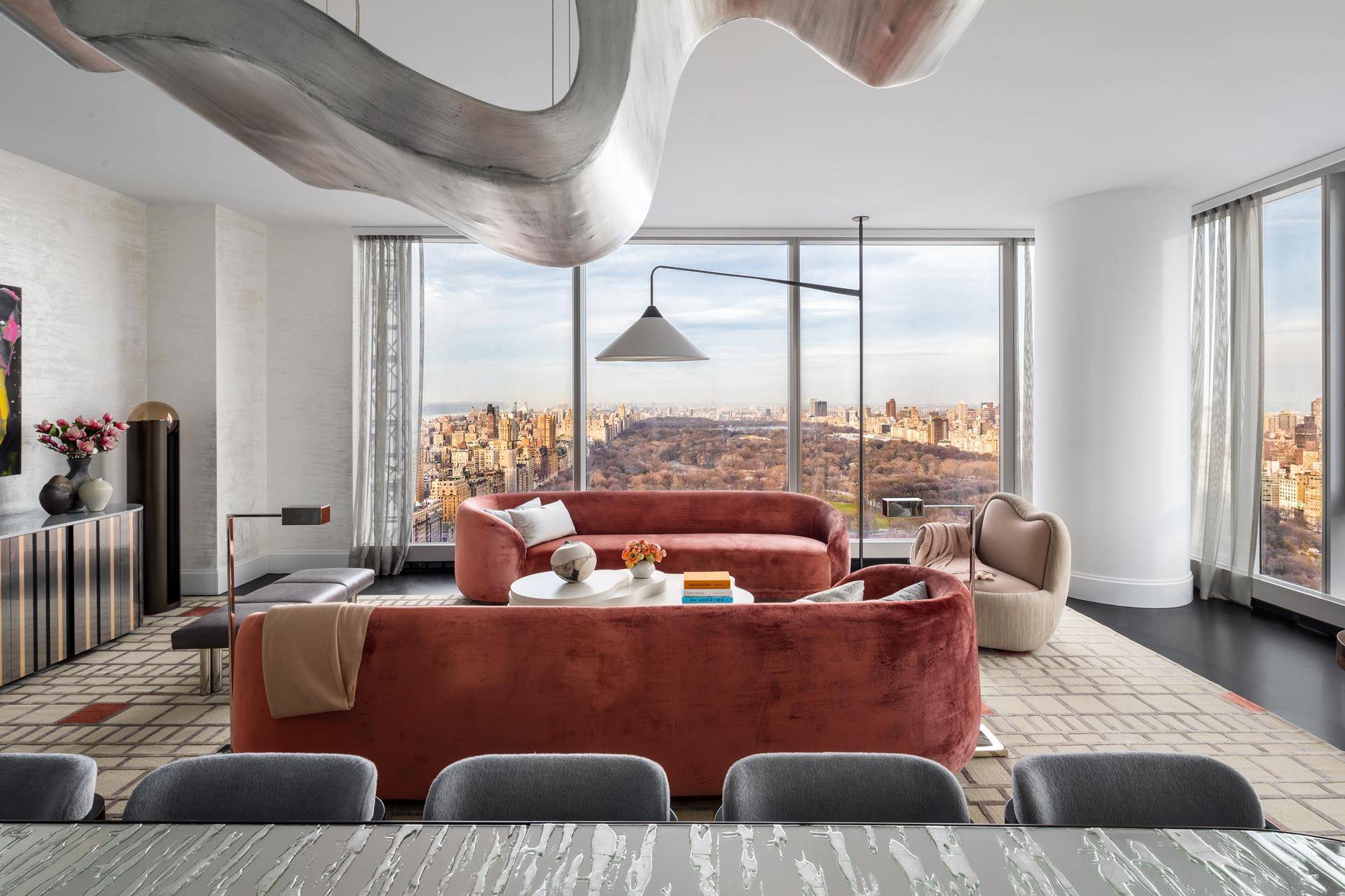 Spectacular views and unparalleled luxury unfolds in this amazing corner 3 bedroom, 3 and a half bathroom residence, perched on the 47th floor of the magnificent Central Park Tower condominium ...