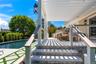 Swimming pool featuring a patio and outdoor dining space