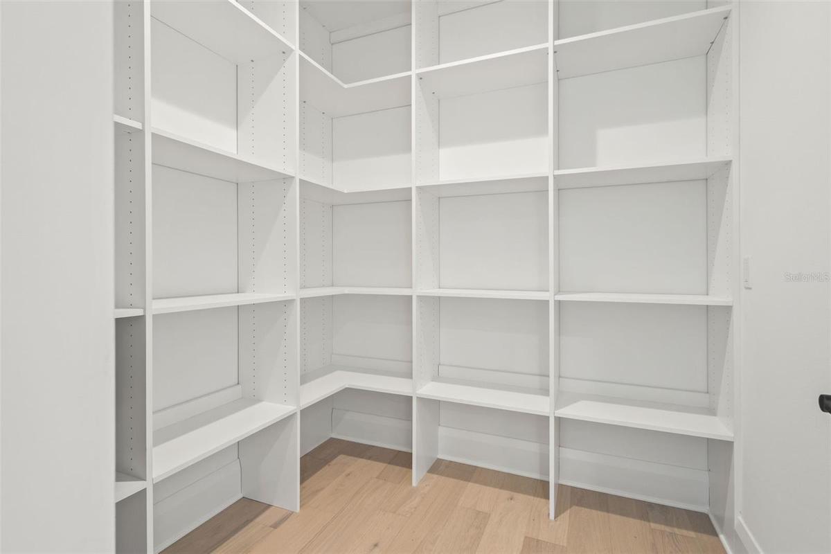 Amazing walk in pantry