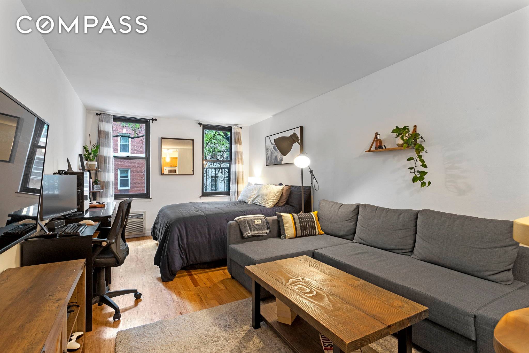 Situated on one of Hell's Kitchen's premier tree lined streets, this turnkey studio is ready to welcome you home.