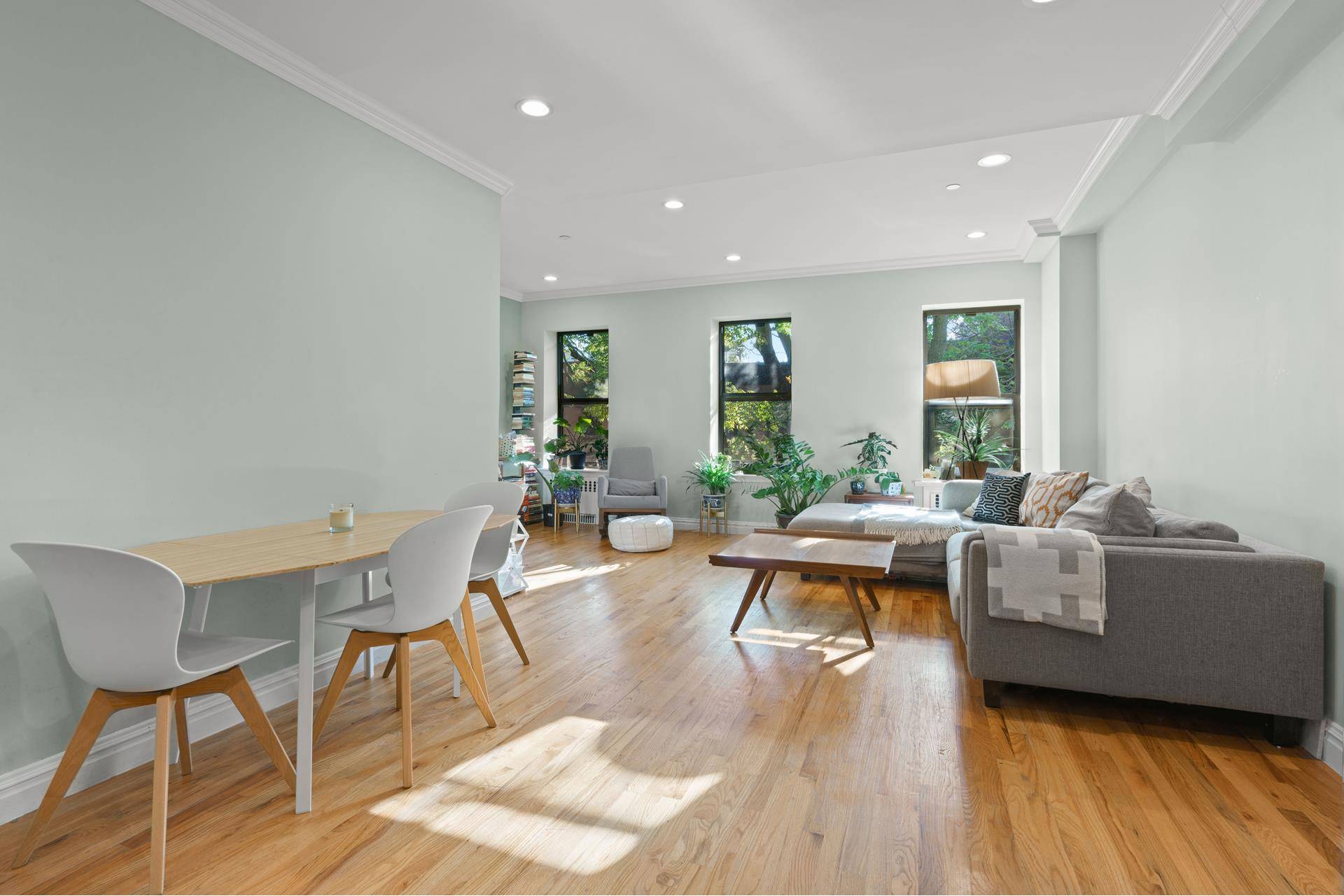 All of the charm of living in a 1910 Park Slope brownstone yet completely renovated for today's lifestyle needs !