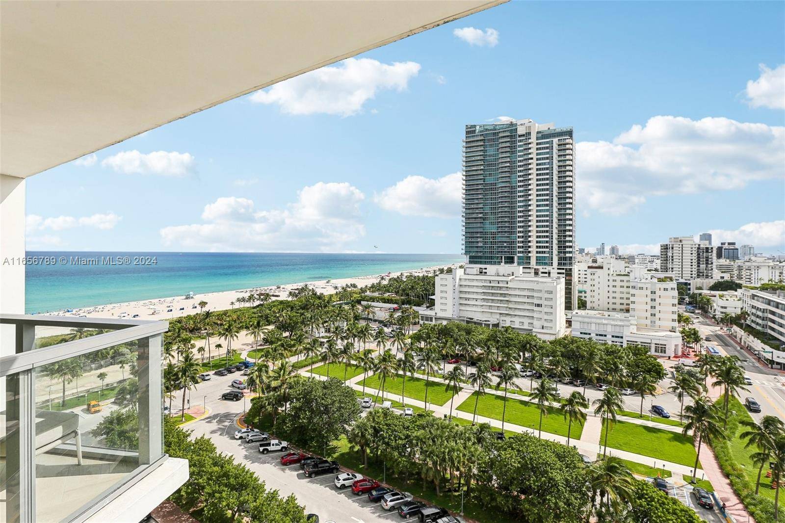 Discover this stunning corner unit boasting a 850 sq ft layout w floor to ceiling glass windows offering breathtaking ocean amp ; city views from 2 balconies.