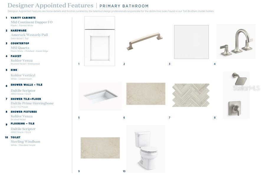 Designer-appointed features selected by our team of professional designers