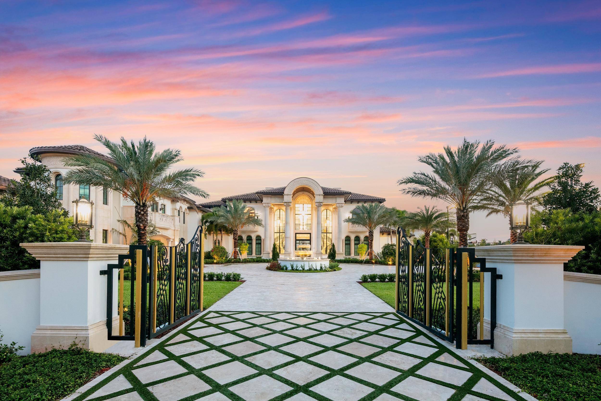 One of South Florida's most prestigious residential communities provides the exclusive setting for an expansive and brand new compound that astonishes at every turn.