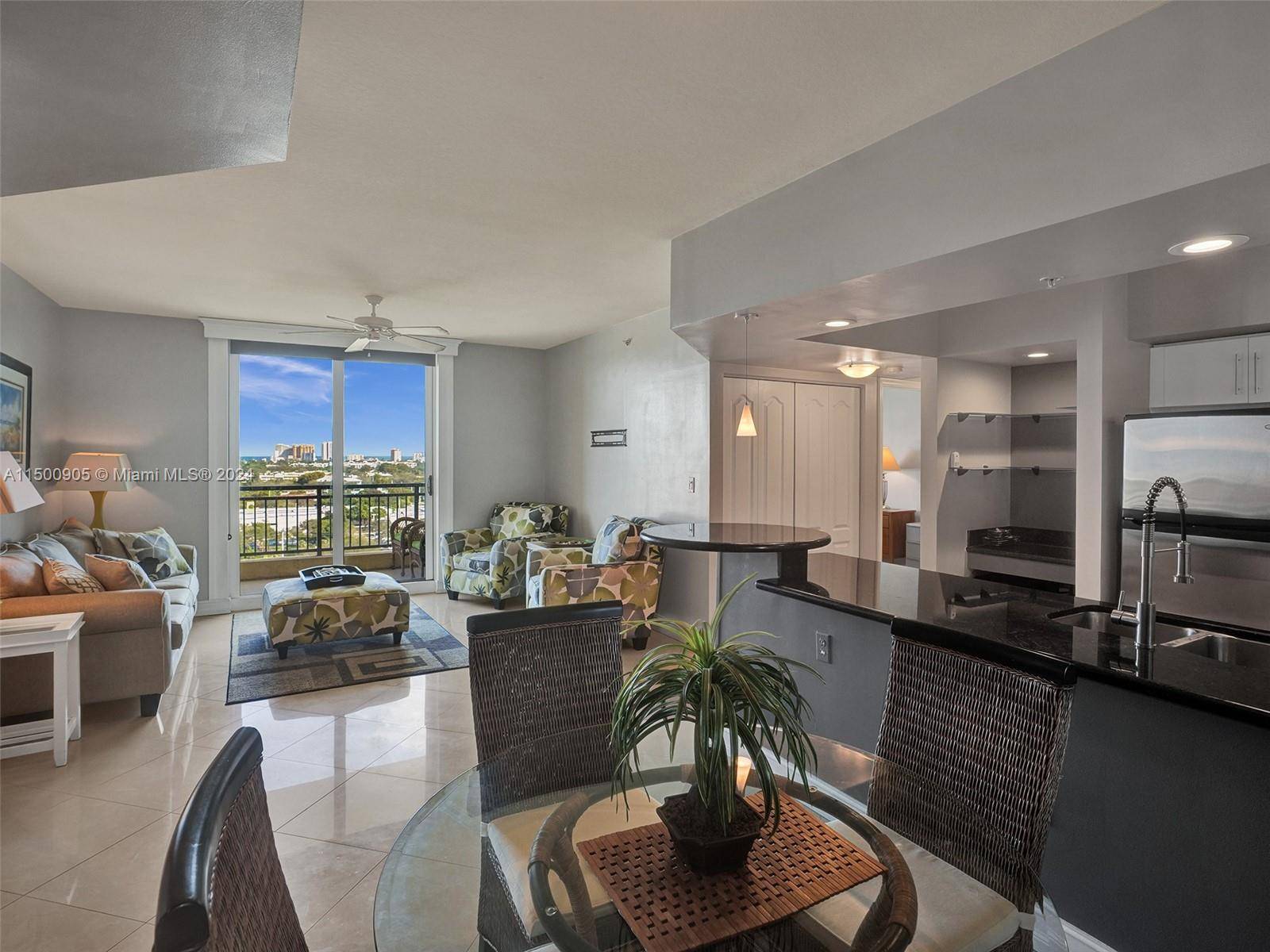 Motivated seller. Stunning sub penthouse in downtown Fort Lauderdale with direct East side ocean view.