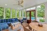 Screened Porch Overlooking Pool and Yard
