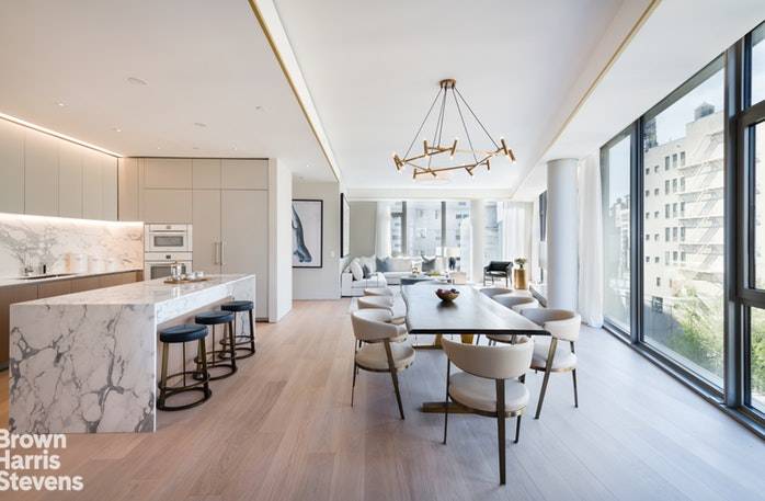 The full floor residence at 80 East Tenth is an exceptional four bedroom, three and a half bathroom home located at the epicenter of vibrant Greenwich Village.