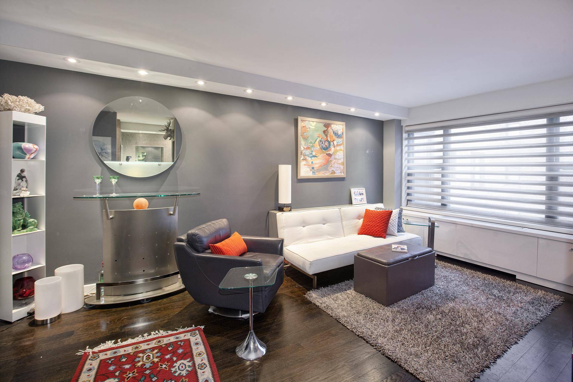Move right into this luxury renovated one bedroom with amazing use of space.