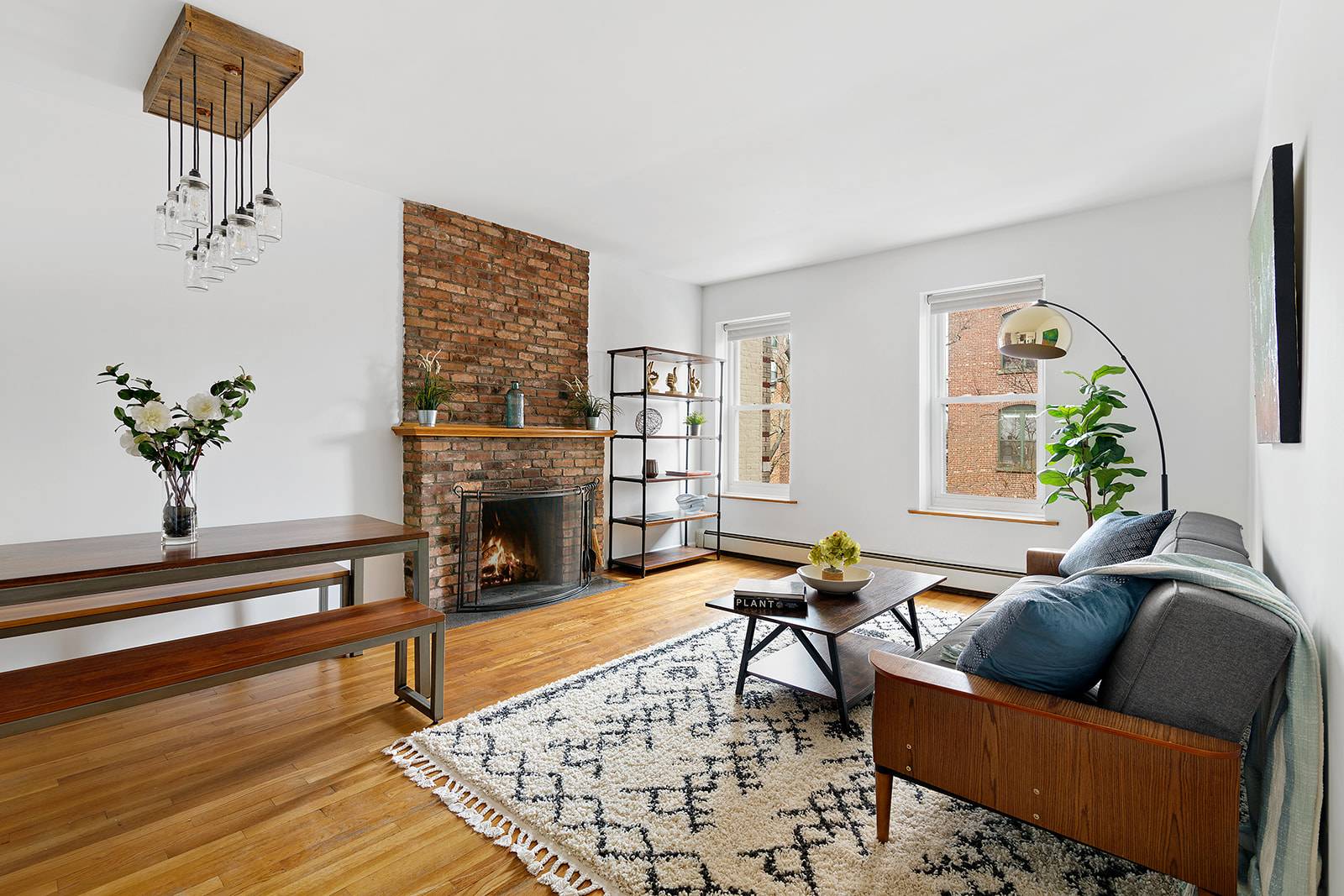 Charming 2 bed 1 bath home on a quiet tree lined landmarked street just one block from Prospect Park and close to transportation !
