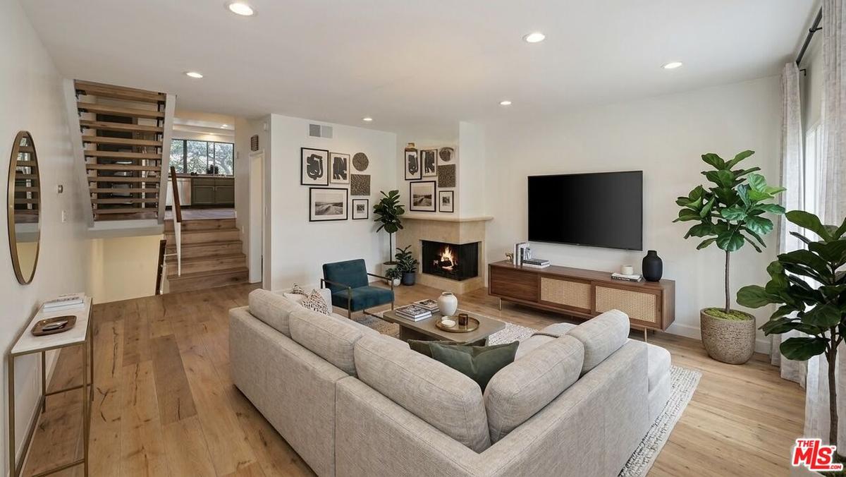 Virtually-Staged Living Room P