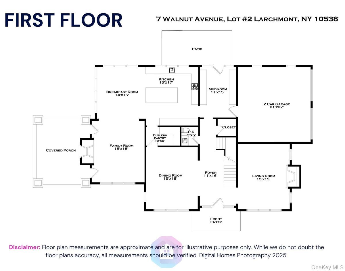 1st Level Floor Plan