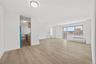 Dining area with adjacent living area