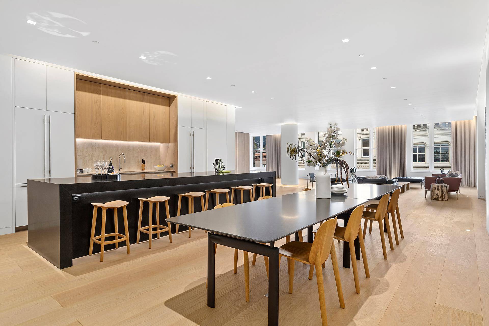 Simply meticulous design is on display in this stunning full floor loft in the heart SoHo !