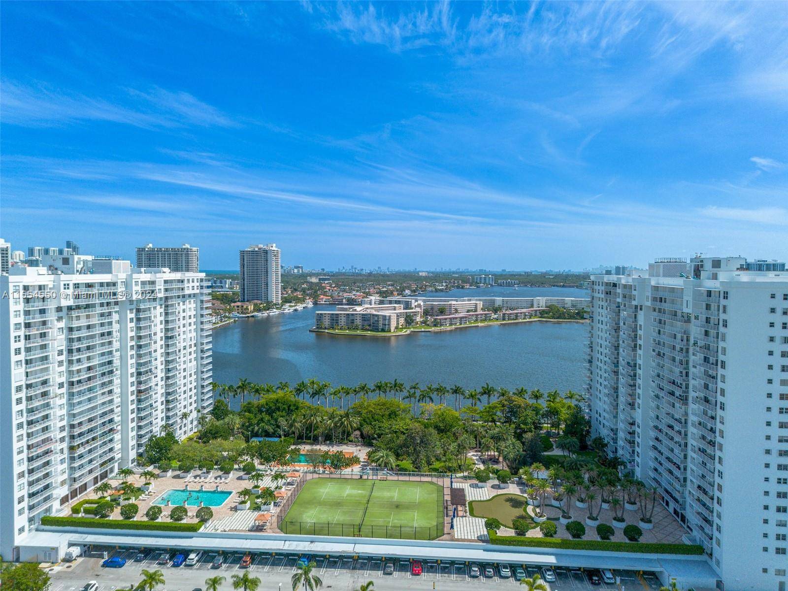Experience luxury living in this renovated 2 2 condo in Aventura with stunning views of the Intracoastal.