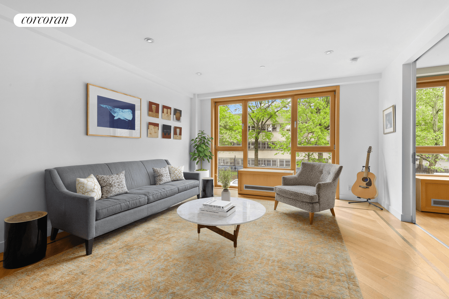 Welcome to 122 Adelphi Street 2B the rarest of offerings with three bedrooms, two bathrooms and a keyed elevator opening directly into the sun splashed apartment !