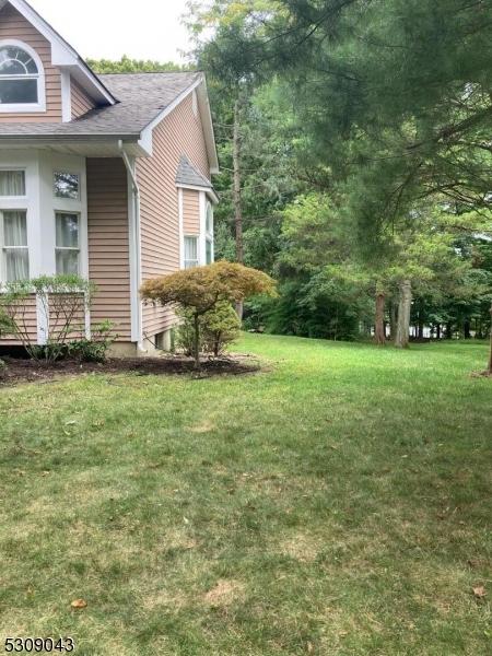 View of side yard from street