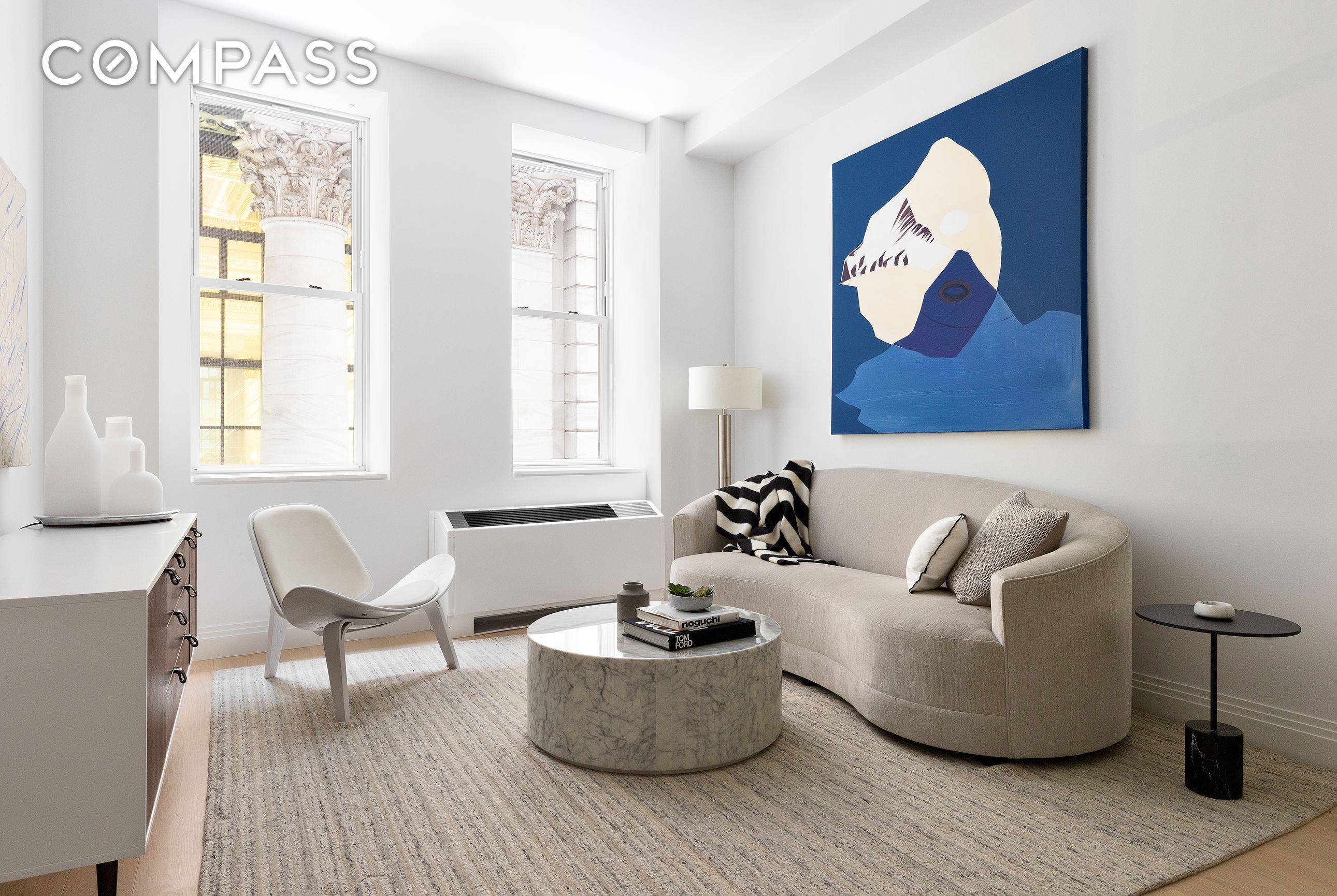 Residence 622 is a sprawling one bedroom home overlooking the New York Stock Exchange.