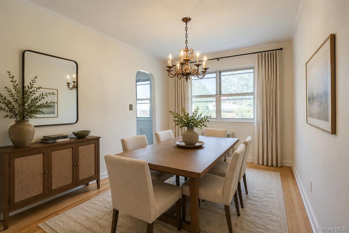 Virtually Staged Dining Room