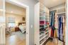 Custom closet in primary