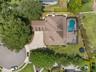 Aeriel view home on .49 acres on cul-de-sac
