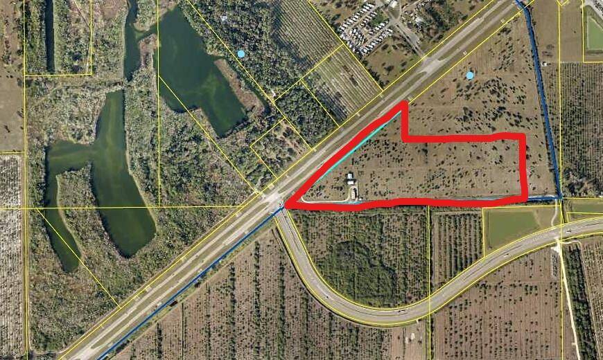 30 acre parcel of semi improved pasture close to downtown LaBelle boasting 1, 500 feet of highway frontage onto SR 80 with close proximity to Wal Mart.