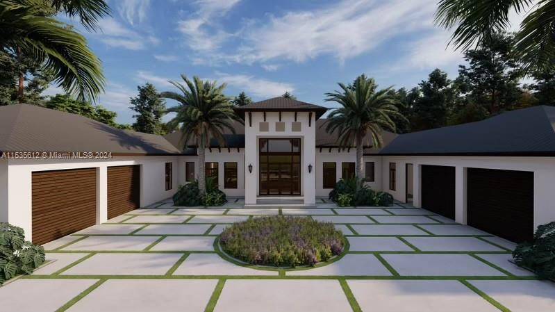 This stunning property located at 24080 SW 212th Ave in Homestead, FL has Lot and plans approval by Miami Dade county for new construction.