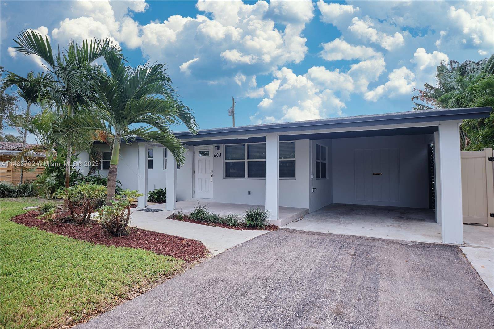 Newly renovated 3 bedroom, 2 bath home in Wilton Manors, where modern elegance meets comfort.
