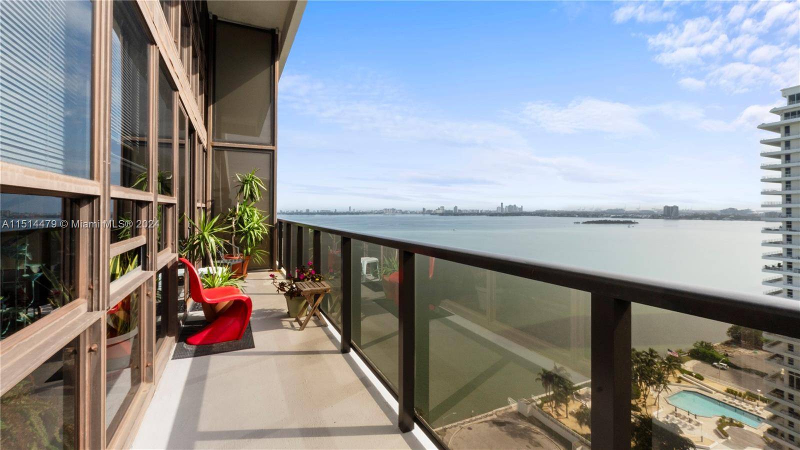 Stunning 2 story penthouse unit with breathtaking bay and city views !