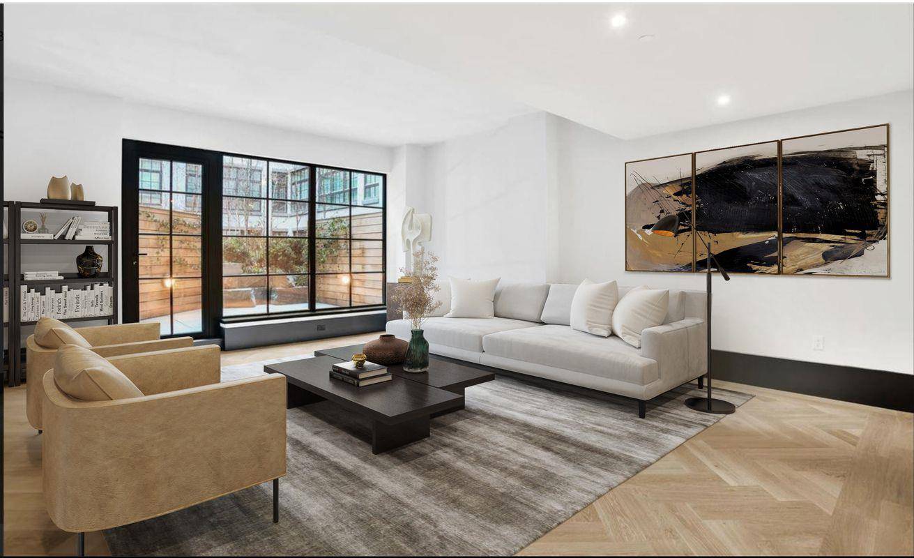 Welcome home to this elegantly proportioned and richly finished 1609 sqft Duplex Loft in Dumbo.