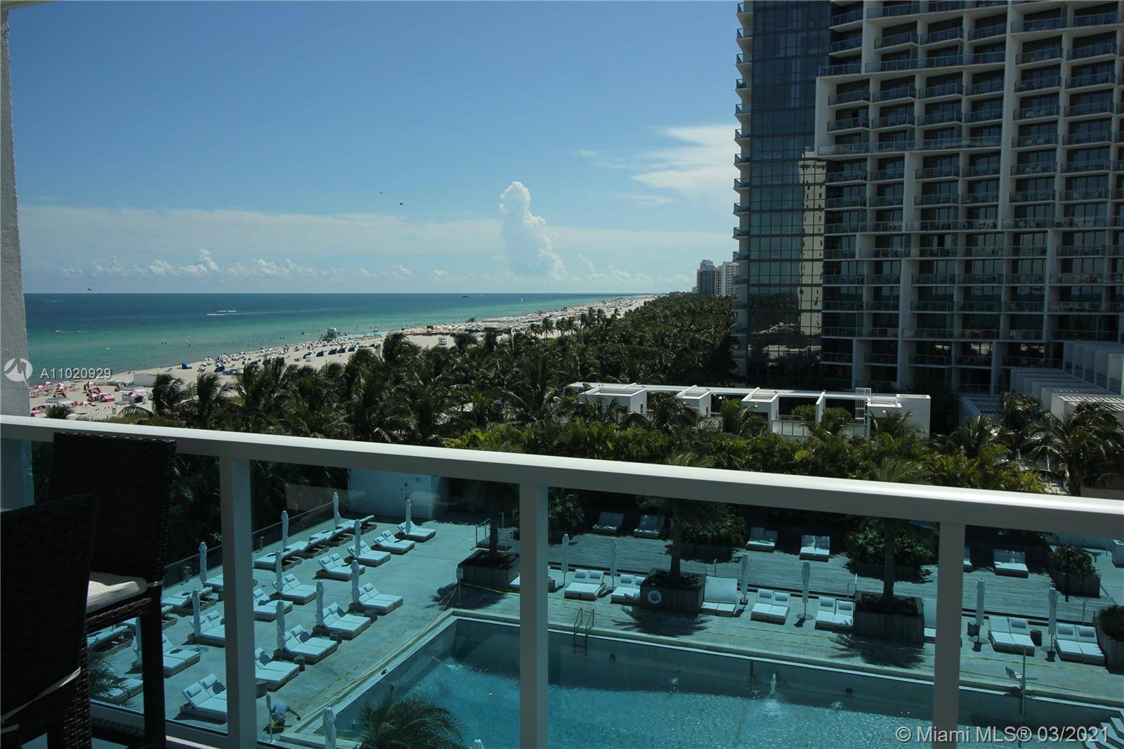 Large 2 bed, 2 bath oceanfront residence at South Beach s premier resort.