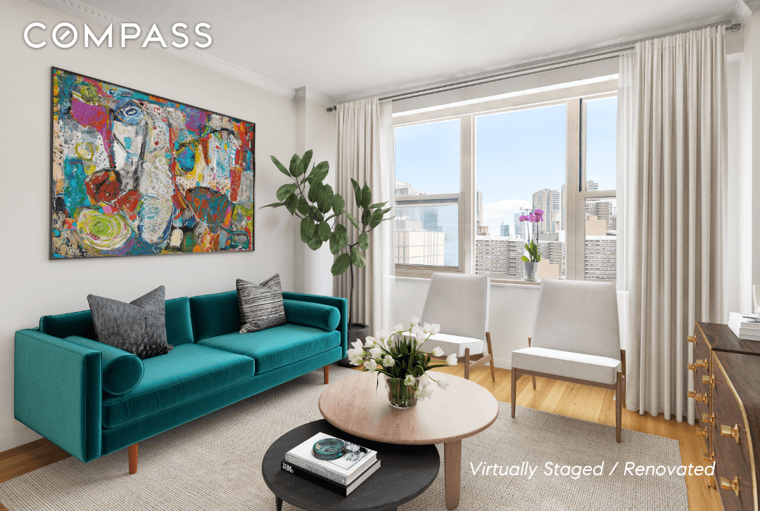 New to Market ! Welcome home to this wonderfully spacious, light filled, high floor studio at New York Towers Enjoy eastern city and river views in your very own urban ...