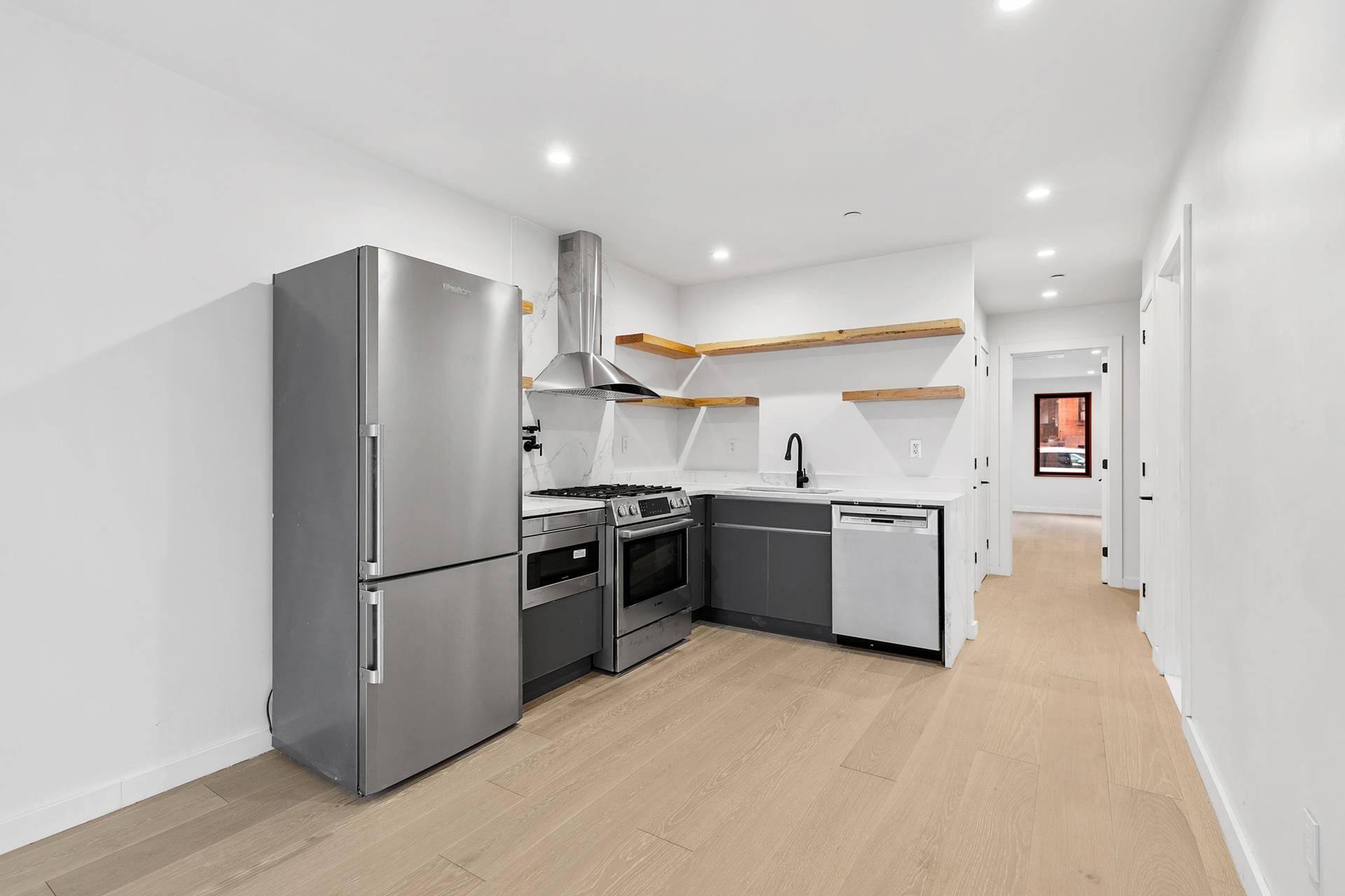 Welcome to 45 Duffield Street, a striking 22' wide, fully renovated 3 unit townhouse in the heart of Downtown Brooklyn.