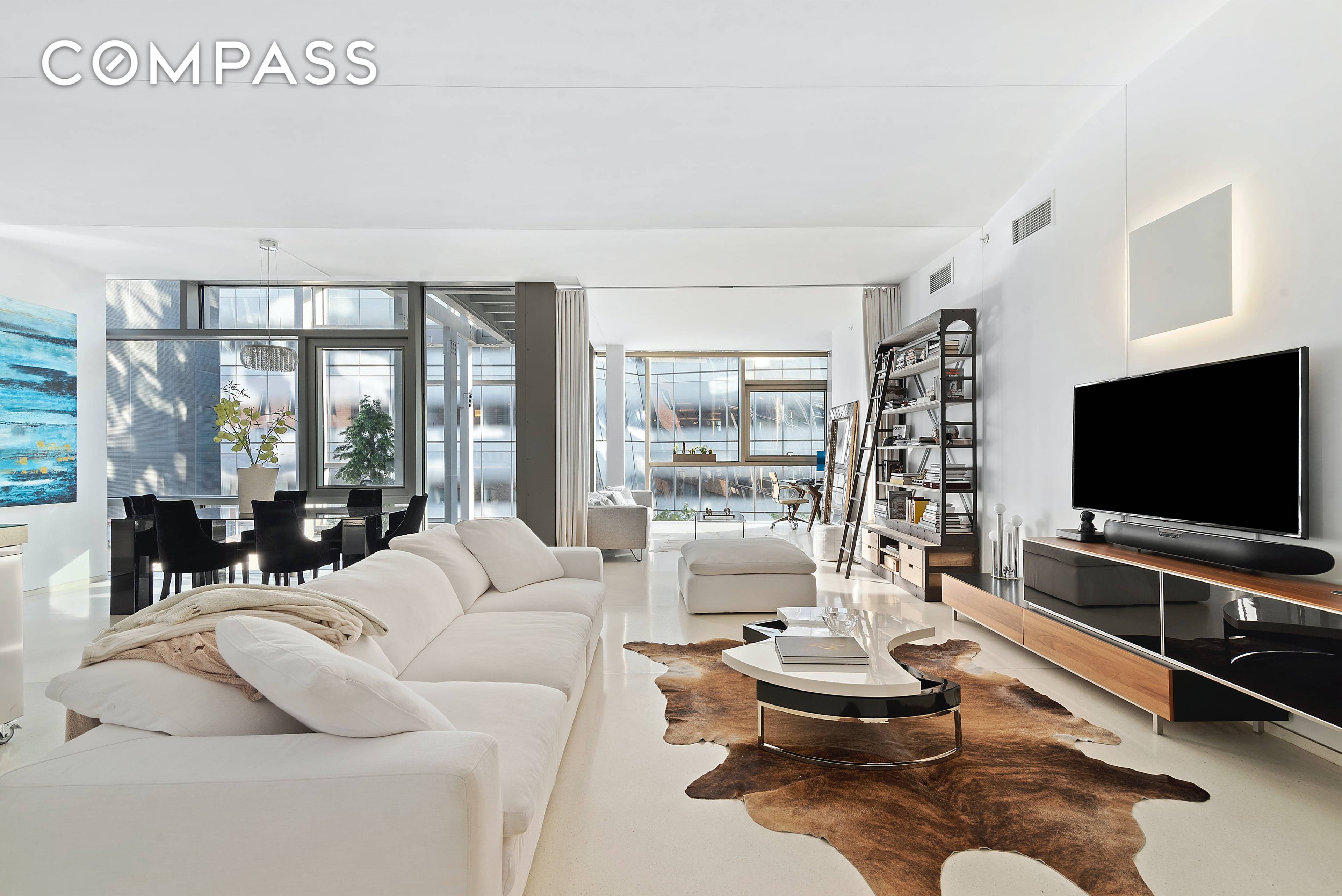 Spectacular 2 Bedroom 2. 5 Bath in Jean Nouvel s renown 100 11th Avenue.