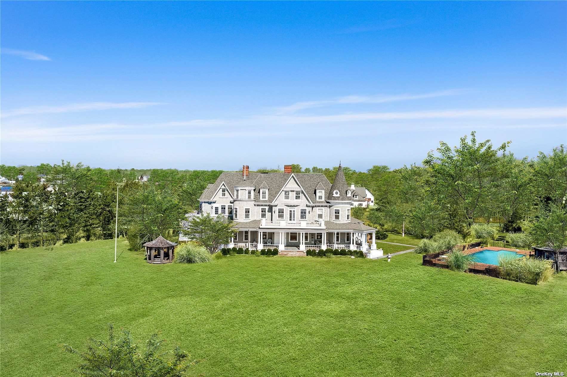 Pristine, original, and positioned on 3 acres of rolling waterfront, this majestic, three story, 9000 sqft Victorian, built in 1896 as a convent, is nothing short of divine.