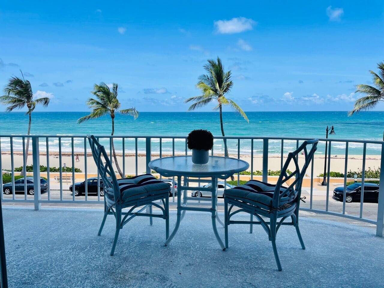 Outstanding DIRECT OCEAN VIEWS from this recently renovated 2 Bedroom Condominium.