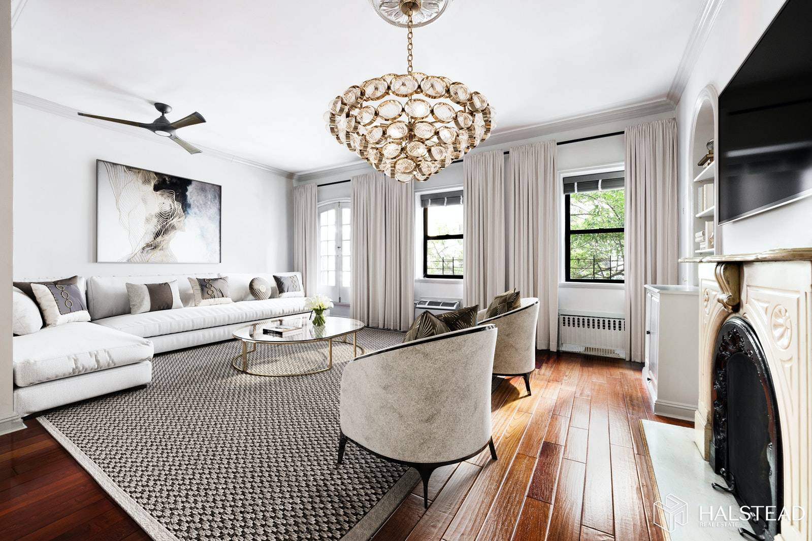 A stunning combination of 2 apartments, Residence 4 is a rare jewel in a well maintained brownstone in the heart of Gramercy Park.