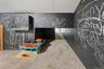 More traveling play space with chalk boards and more.