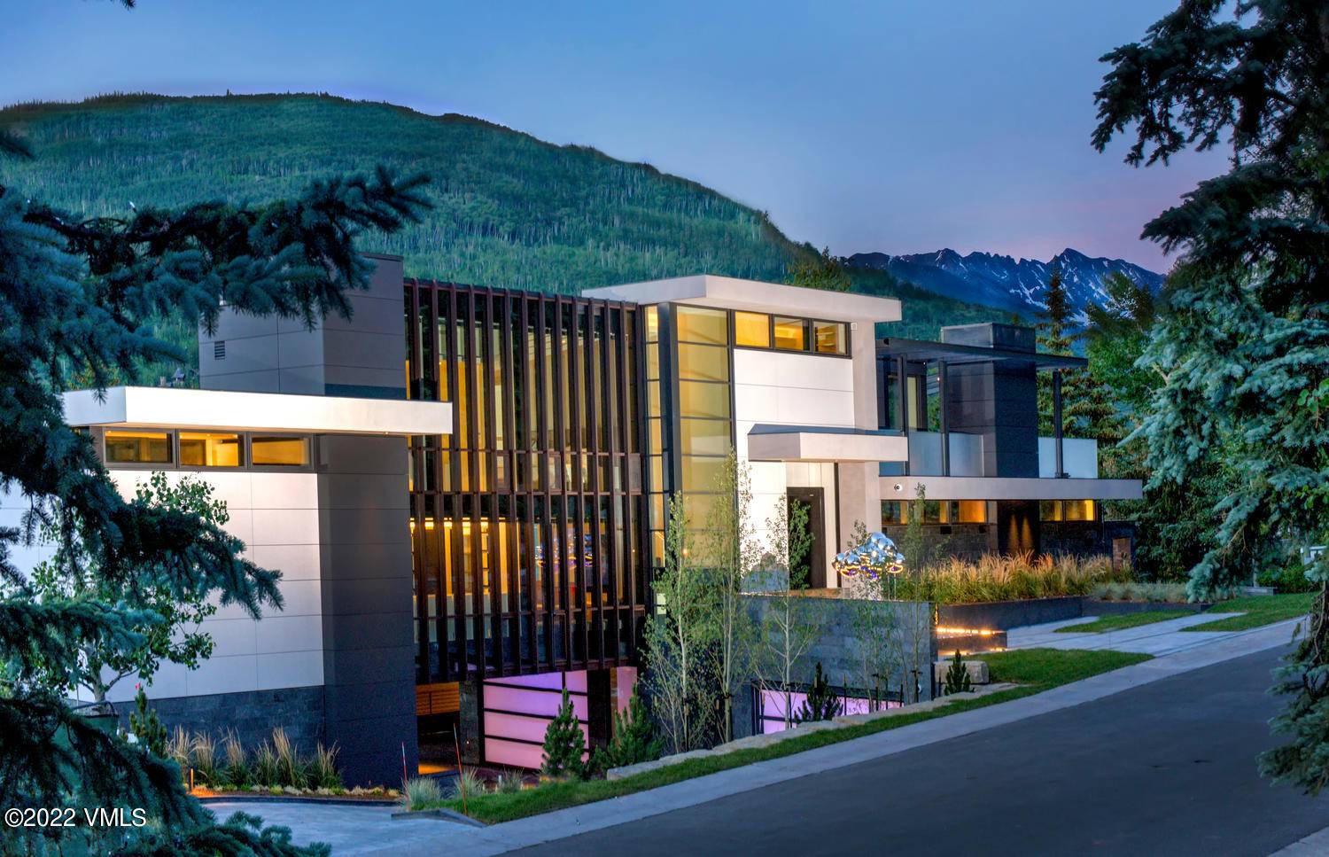 Spectacular luxury retreat located on Vail Mountain, surrounded by world class skiing and steps to Vail Village is the most exquisite contemporary estate in Vail.