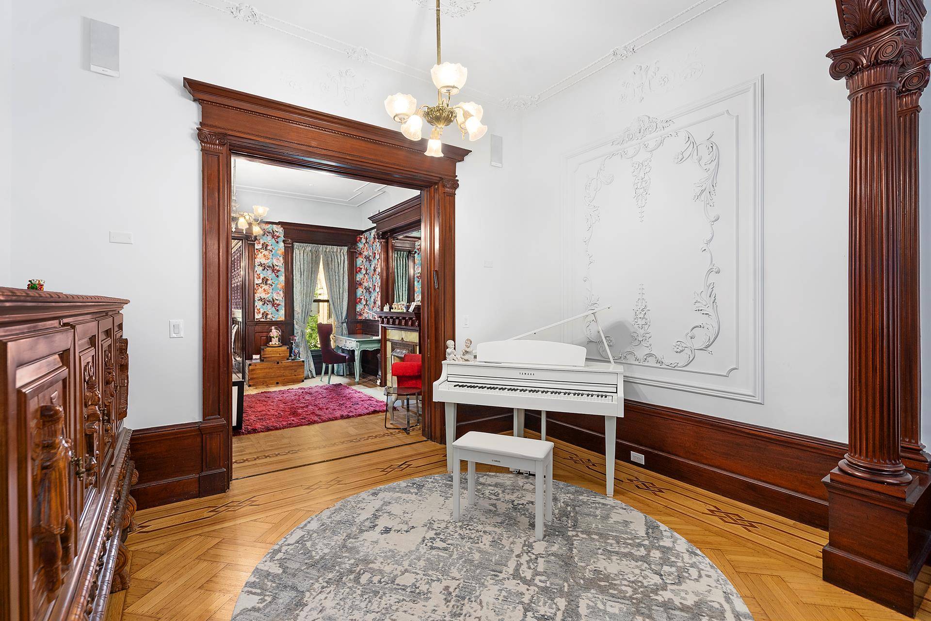 Grand scale five story brownstone in a prestige parkside address, a new benchmark for sophisticated brownstone living lies beyond the striking character frontage of this historic five story c1901 mansion.