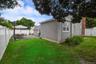 Backyard of house