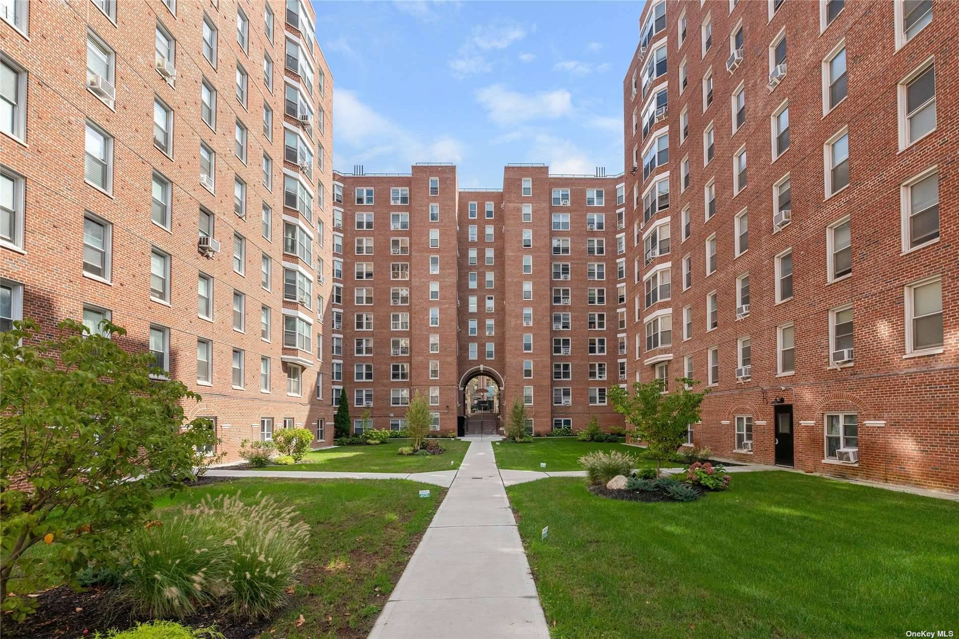 Must see this splendid two bedroom home on the eighth floor of a co op elevator building.