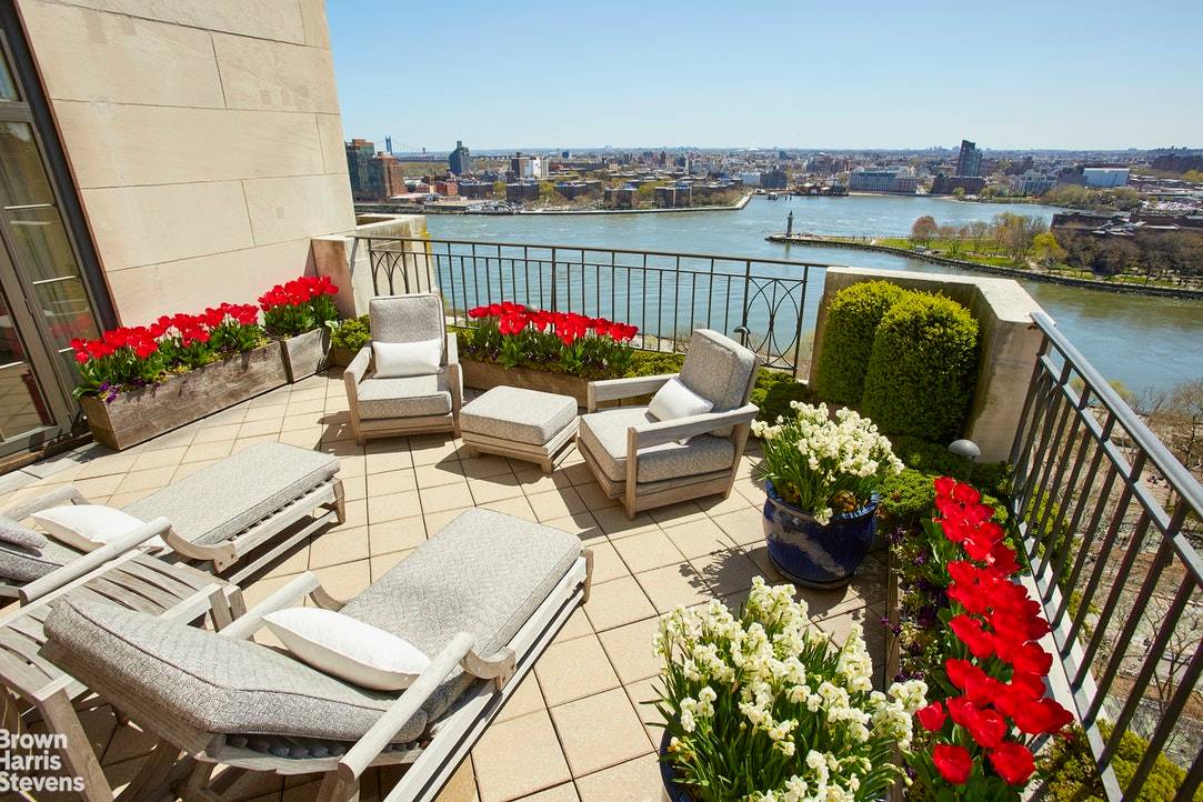This renovated and extraordinary 16 room penthouse occupies the entire 17th Floor of 120 East End Avenue, a full service, white glove, limestone clad cooperative built by renowned architect Charles ...