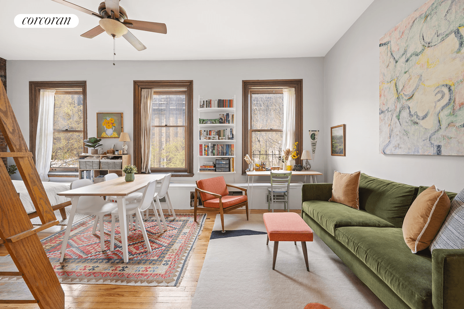 In the heart of Fort Greene, just one door away from Fort Greene Park and nestled on one of Brooklyn's most coveted and picturesque streets, discover a charming top floor ...